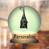 ぶら下がったこうもりスノウヴィンテージ ウィンドウサイン (シート2)