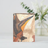 ぶら下がったこうもり ポストカード (スタンド正面)