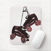 ぶら下がったなスケートのポップアートのダビングされたマウスパッド マウスパッド (マウス)