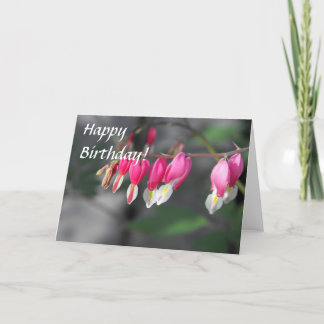 ぶら下がったなハート カード