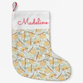 ぶら下がったな怠惰は|あなたの名前を加えます スモールクリスマスストッキング (正面)