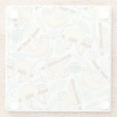 ぶら下がったな怠惰 ガラスコースター (裏面)