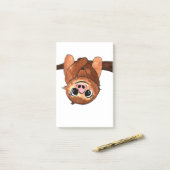 ぶら下がったな怠惰 ポストイット (デスク上)