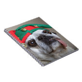 ぶら下がったな舌を搭載するおもしろいな見るパグ ノートブック (右側)