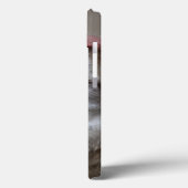 ぶら下がったな舌を搭載するおもしろいな見るパグ Case-Mate iPhoneケース (裏面 / 左)