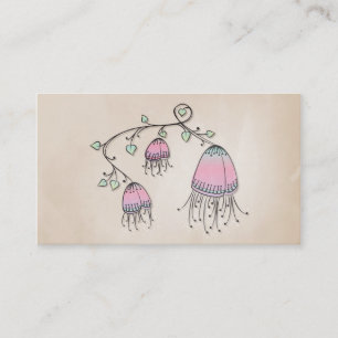ぶら下がったな落書きの花 名刺