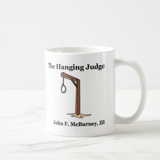ぶら下がったな裁判官 コーヒーマグカップ (右)
