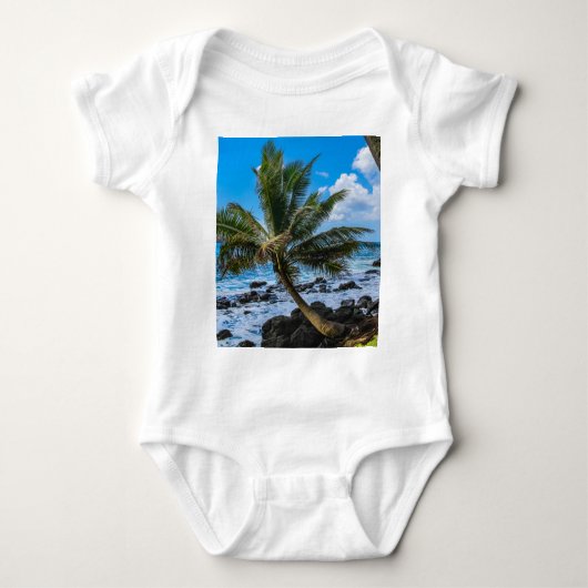 ぶら下がったのまわりに... ベビーボディスーツ (正面)