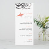 ぶら下がったのサンゴ紙クレー結婚ン メニュー (スタンド正面)