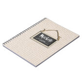 ぶら下がったのシャルボードベージュID397 ノートブック (左側)