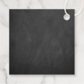 ぶら下がったのString Loveハートブライダルシャワー フェイバータグ (裏面)