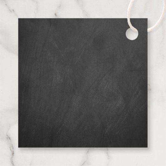 ぶら下がったのString Loveハートブライダルシャワー フェイバータグ (裏面)