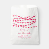 ぶら下がったのString Loveハートブライダルシャワー フェイバーバッグ (正面)