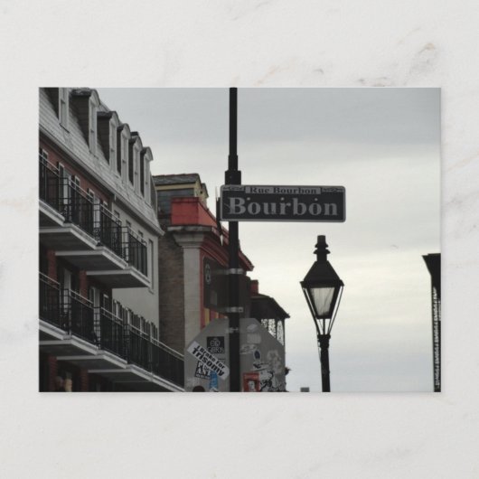 ぶら下がったズオンバーボン通り ポストカード (正面)