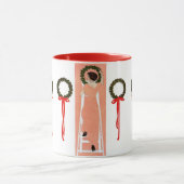 ぶら下がったリース マグカップ (中央)