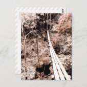 ぶら下がった橋 ポストカード (正面/裏面)