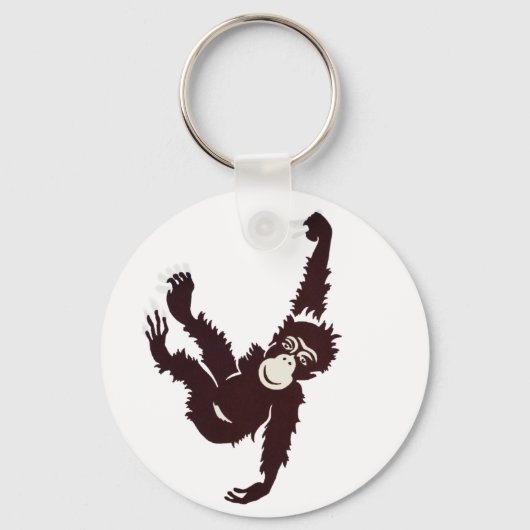 ぶら下がった猿 キーホルダー (正面)