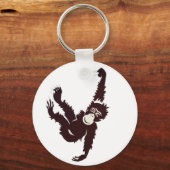 ぶら下がった猿 キーホルダー (正面)