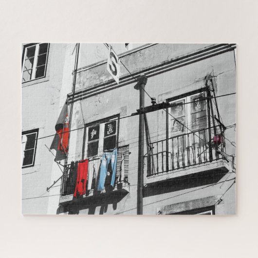 ぶら下がった色 ジグソーパズル (横)