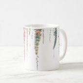 ぶら下がった花 コーヒーマグカップ (正面右)