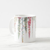 ぶら下がった花 コーヒーマグカップ (正面左)