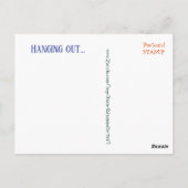 「ぶら下がったs out」 No.1ポストカード用物置 ポストカード (裏面)