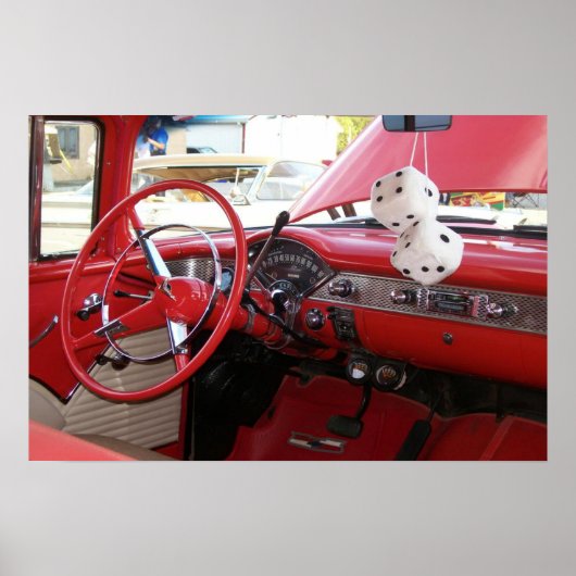 ぶら下がりサイコロクラシックオートフォト ポスター (正面)