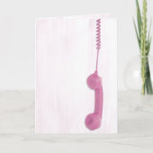 ぶら下がりピンクテレシーバーカード カード (正面)