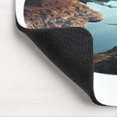 ぶら下がるロープのマリーナ、湖パウエル、ユタ、楕円形米国 マウスパッド (コーナー)
