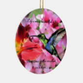 ぶんぶんいう鳥のオーナメント セラミックオーナメント (右)