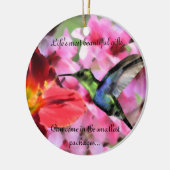 ぶんぶんいう鳥のオーナメント セラミックオーナメント (左)