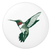 ぶんぶんいう鳥のドア・ノブの引出しの引き セラミックノブ (正面)