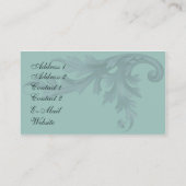 ぶんぶんいう鳥の優雅 名刺 (裏面)