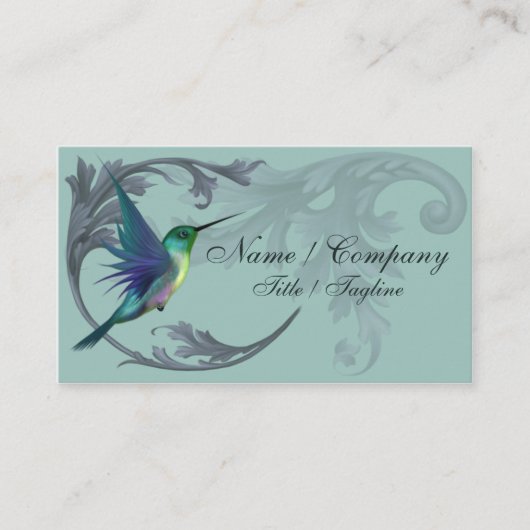 ぶんぶんいう鳥の優雅 名刺 (正面)