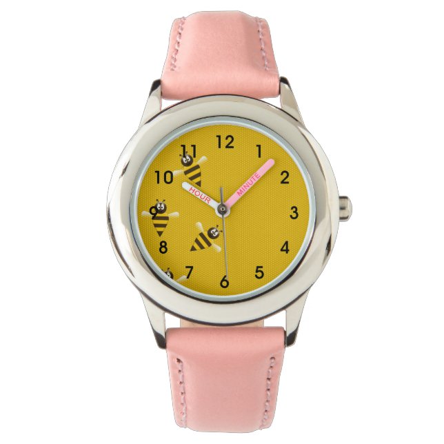 ぶんぶん言う音の時間 腕時計 (正面)