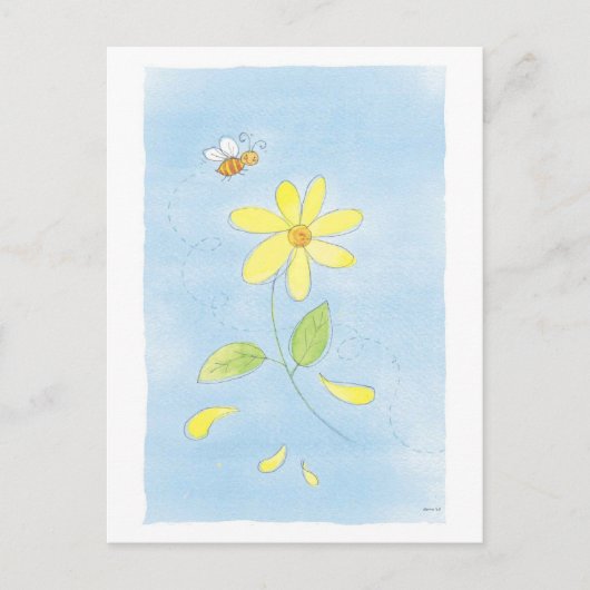 ぶんぶん言う音 ポストカード (正面)