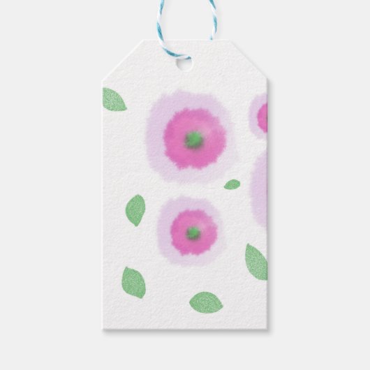 ぷっくりフラワー ギフトタグ (正面)