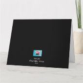 ぷにゅラブ - 猫のバレンタイン風船 - ギフトバッグ カード (裏面)