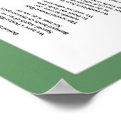 へこみハロー詩8.5 X 11ポスター紙（マット） ポスター (角)