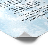 へこんだハロー詩のポスター ポスター (角)