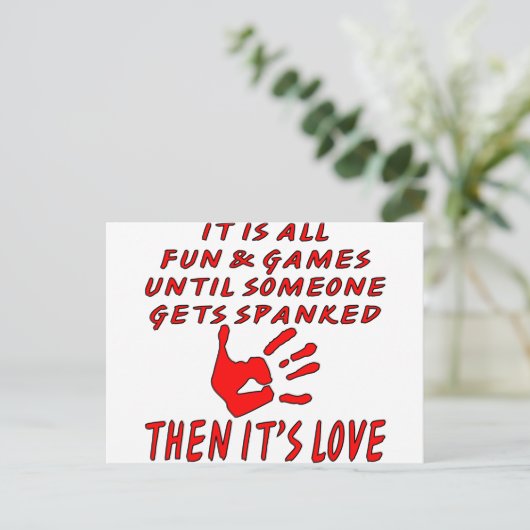 へたにされるまでおもしろいとゲームは全てだ ポストカード (スタンド正面)