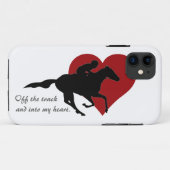 へのトラックを離れてそして私のハートのiPhoneの場合 Case-Mate iPhoneケース (裏面(横))