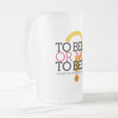 へのビールまたはないビールか。、el Señorスミスによって フロストグラスビールジョッキ (正面左)