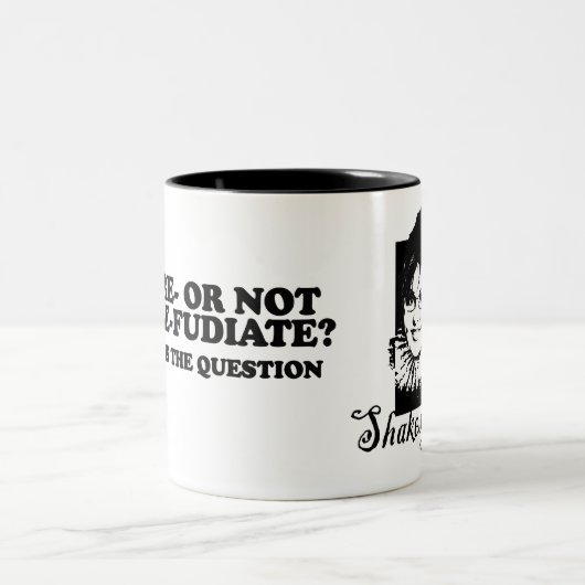 へのレニウムまたはない再Fudiate ツートーンマグカップ (中央)