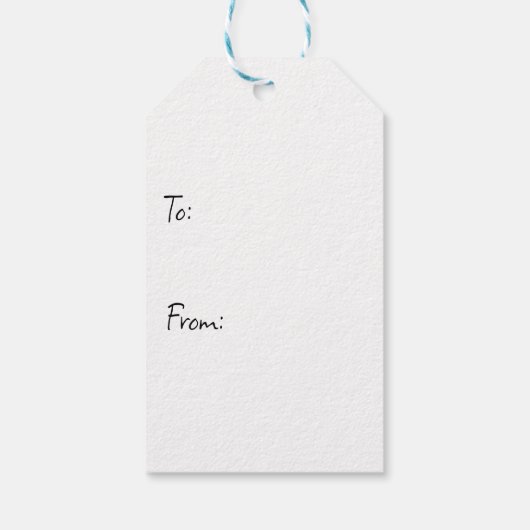 ~への熱帯の夕日 ギフトタグ (裏面)