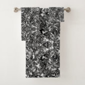 ~への白黒モダンバロック式観賞浴 バスタオルセット (インサイチュ)