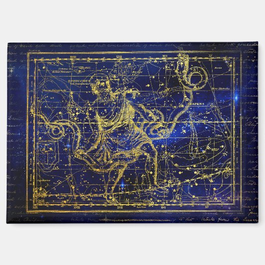 へび座の星座マグネット マグネット (正面)