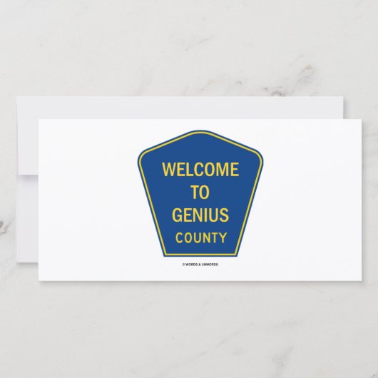 へようこそ!天才郡(看板) (正面)