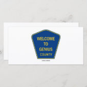 へようこそ!天才郡(看板) (正面/裏面)