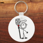 へら付きシェフ キーホルダー (正面)